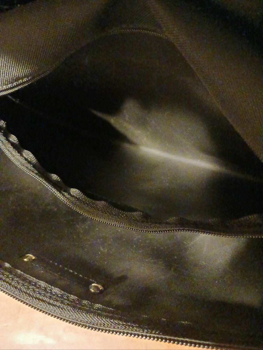 Le Tanneur Black Nylon Backpack With Front Zip Pocket - Like New Condition! — image 8 of 8